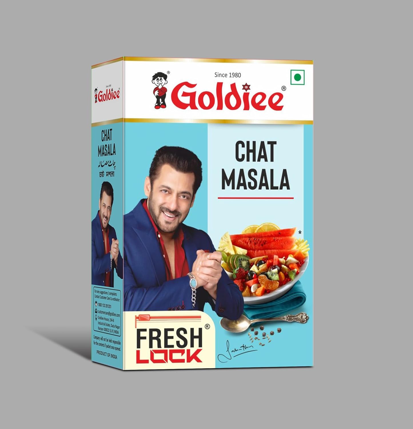 Goldiee Chat Masala Pouch, 100 g