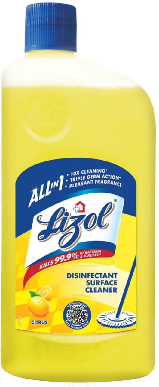 Product image for Lizol Disinfectant Surface Cleaner Citrus  (500 ml)