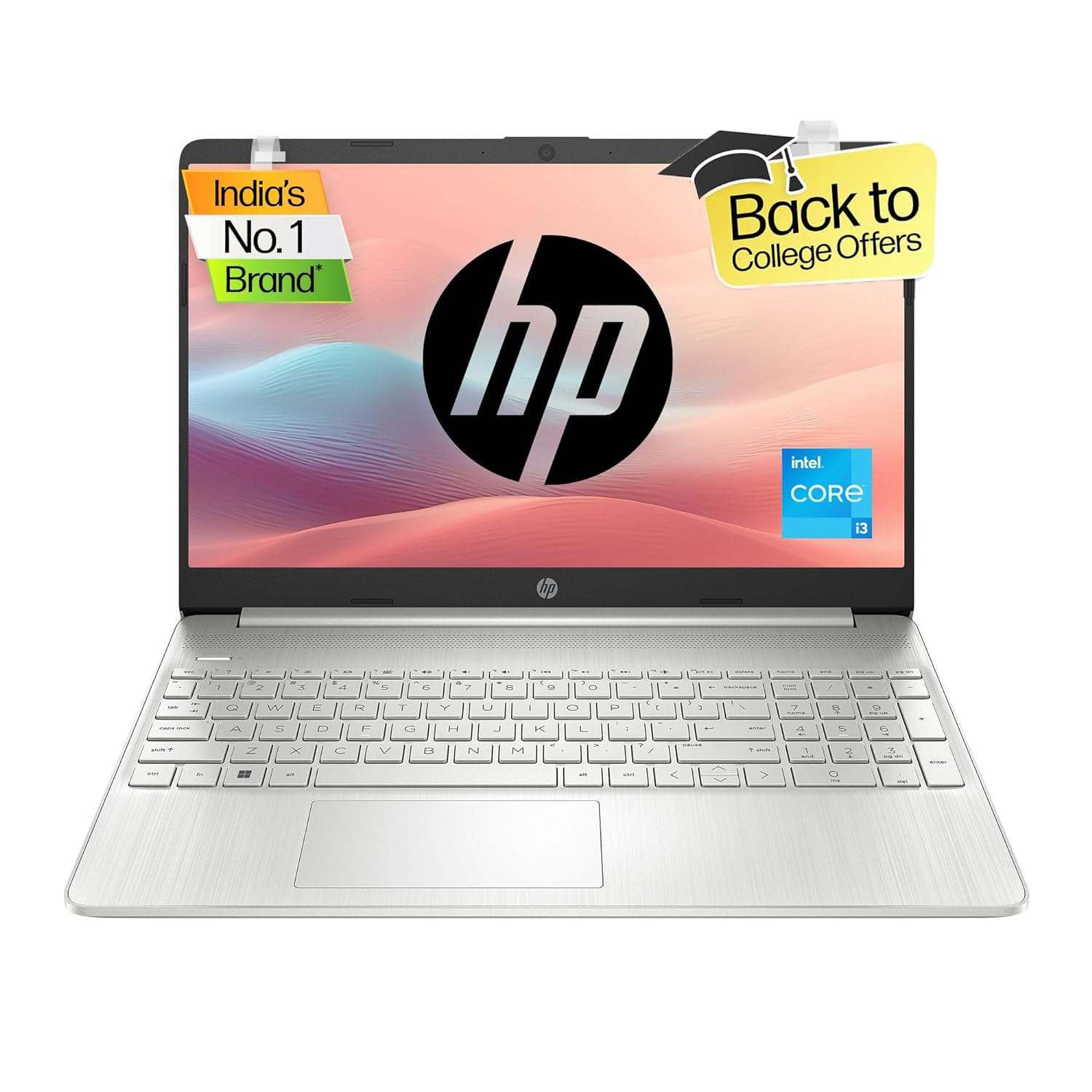 HP Laptop 15,12th Gen Intel Core i3-1215U,15.6 inch(39.6 cm)