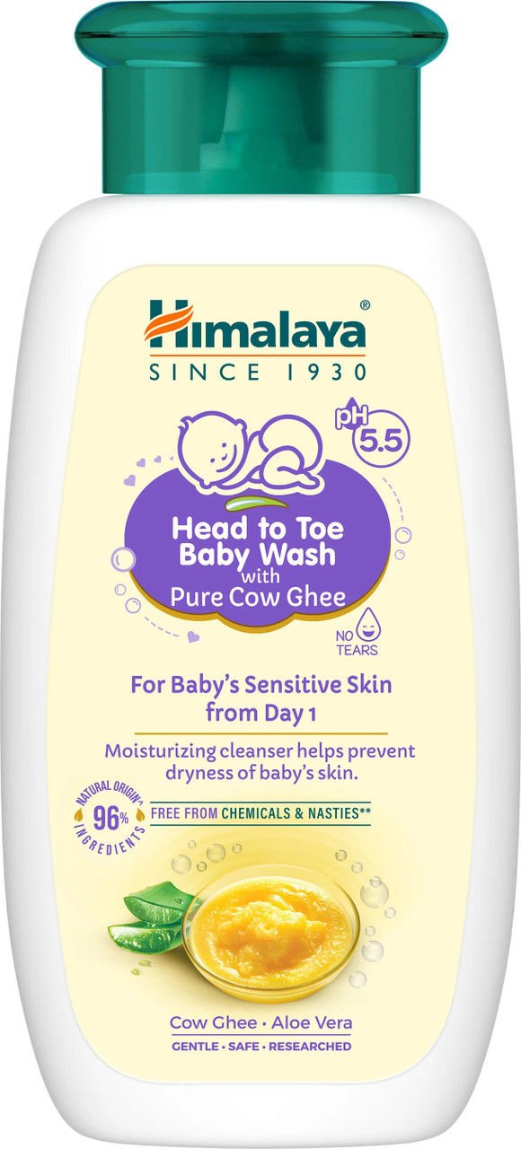 Product image for HIMALAYA Baby Wash Pure Cow Ghee  (100 ml)