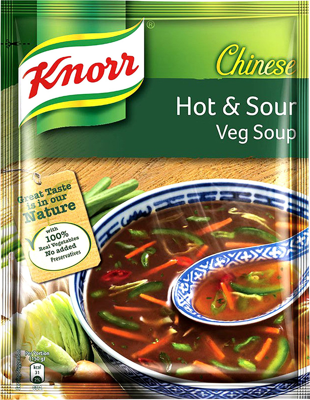 Product image for Knorr Hot and Sour Veg Soup  (41 g)