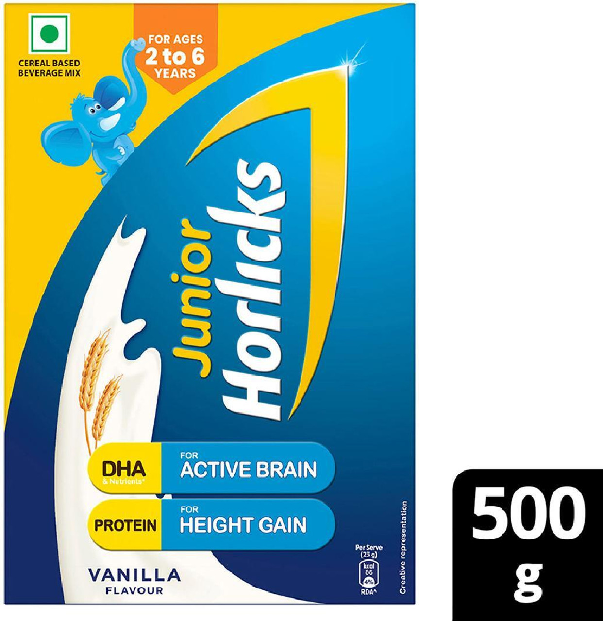 Product image for Junior Horlicks Vanilla BIB  (500 g)