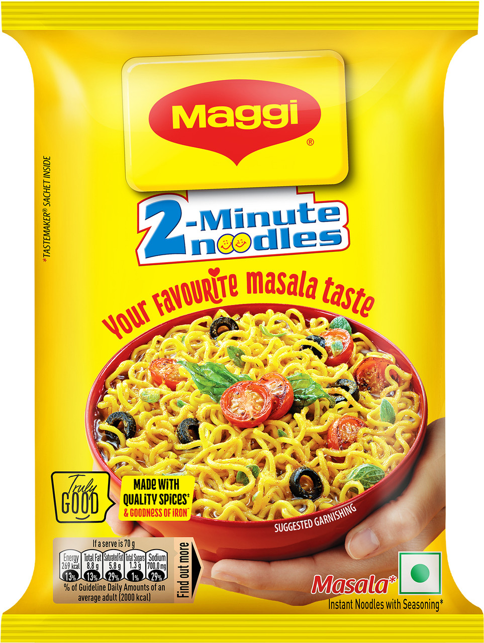 Maggi 2 - Minute Instant Noodles Vegetarian  (70 g)