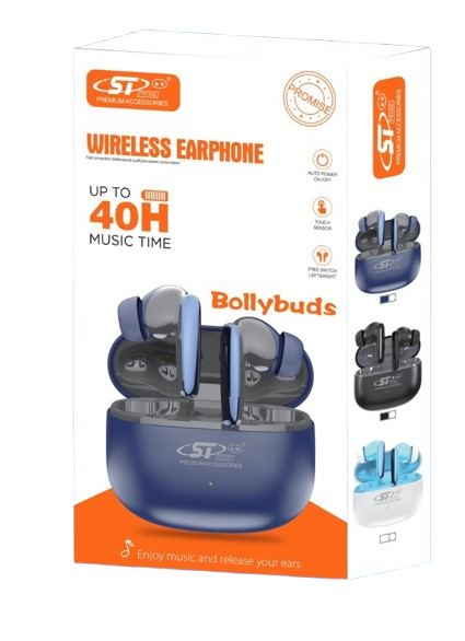 ST PRIMIUM ACCESSORIES (Wirless Earbudy) 40H PLAYTIME