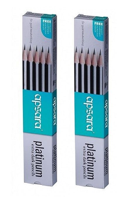 Product image for Apsara Platinum Extra Dark Pencils - Pack of 10